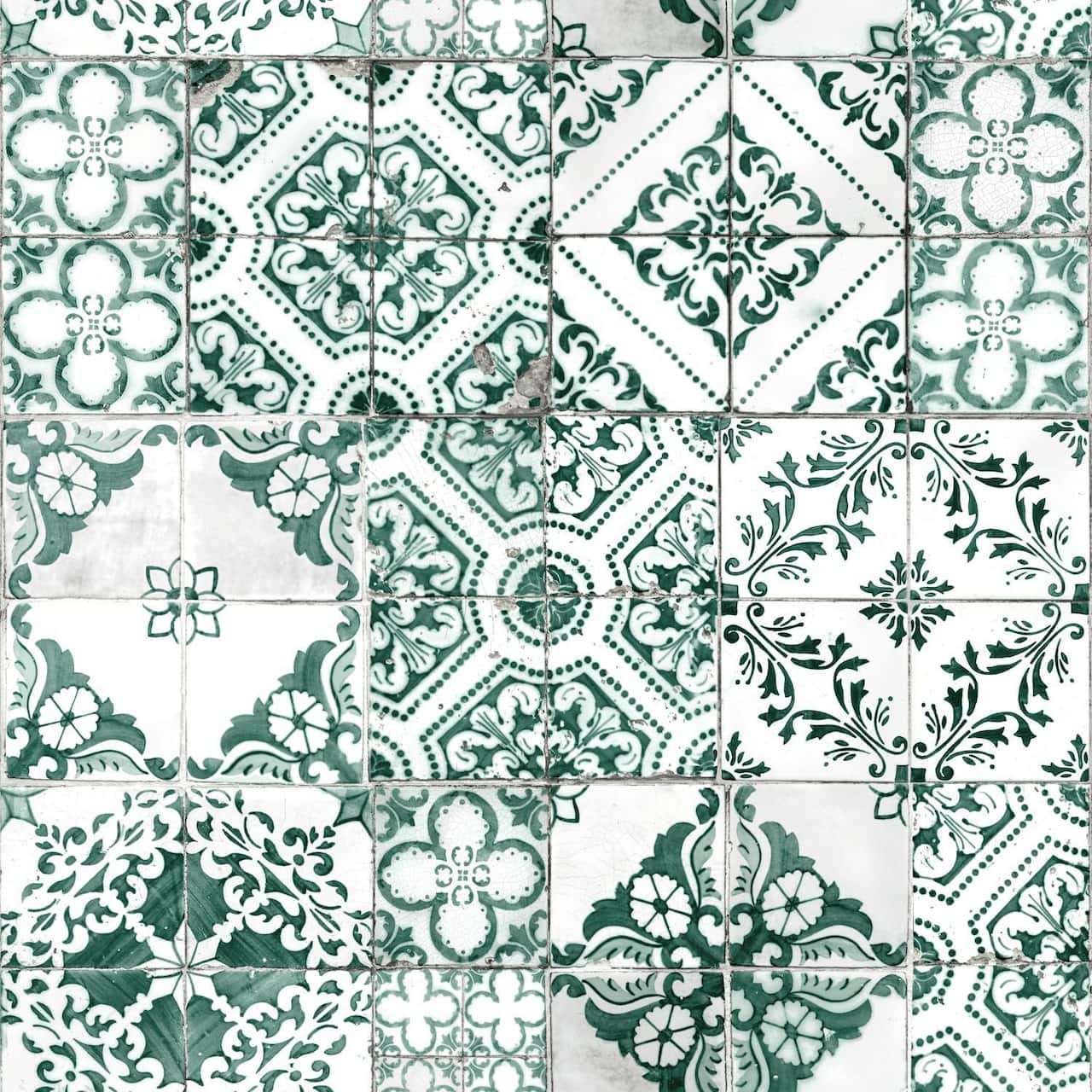 RoomMates Mediterranean Tile Peel & Stick Wallpaper